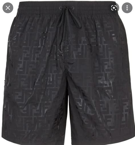 fendi reflective shorts